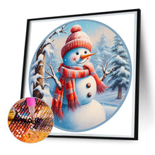 Load image into Gallery viewer, Diamond Painting - Full Round - snowman (30*30CM)
