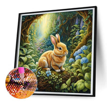 Load image into Gallery viewer, Diamond Painting - Full Round - little rabbit in the forest (30*30CM)
