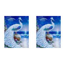 Load image into Gallery viewer, Diamond Painting - Full Round - Gorgeous peacock (30*40CM)

