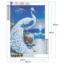 Load image into Gallery viewer, Diamond Painting - Full Round - Gorgeous peacock (30*40CM)
