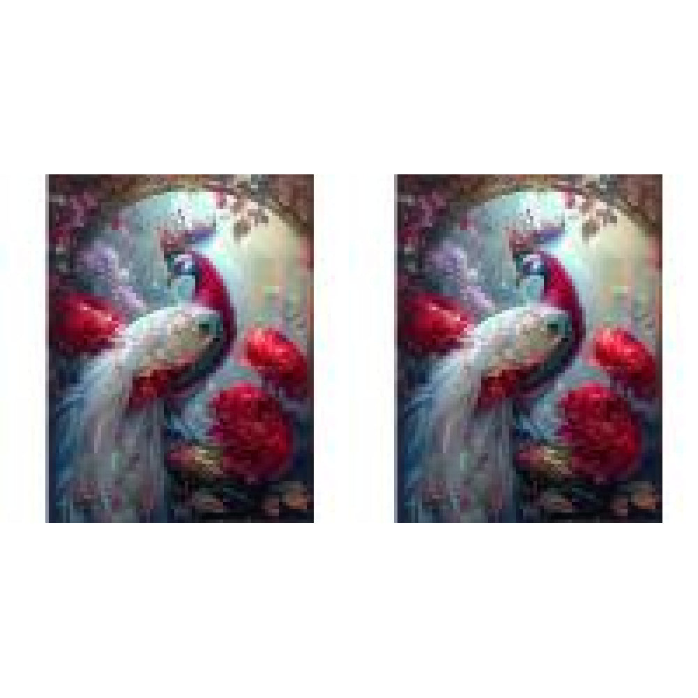 Diamond Painting - Full Round - Gorgeous peacock (30*40CM)