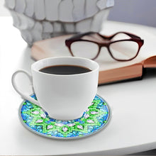 Load image into Gallery viewer, 6 PCS Waterproof Coaster Mandala Special Shape Diamond Painting Crafts Coaster with Holder
