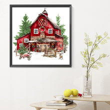 Load image into Gallery viewer, Diamond Painting - Full Round - christmas house (30*30CM)
