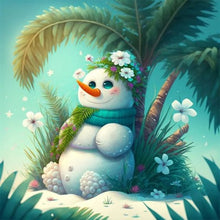 Load image into Gallery viewer, Diamond Painting - Full Round - snowman (30*30CM)
