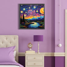 Load image into Gallery viewer, Diamond Painting - Full Round - starry night (40*40CM)
