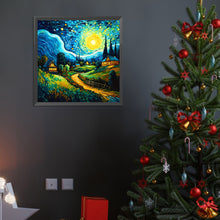 Load image into Gallery viewer, Diamond Painting - Full Round - starry night (40*40CM)
