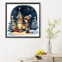 Load image into Gallery viewer, Diamond Painting - Full Round - Guardian and Lighthouse (30*30CM)
