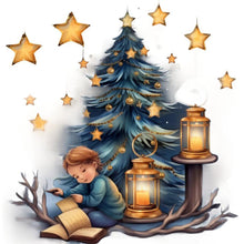 Load image into Gallery viewer, Diamond Painting - Full Round - night and starry sky (30*30CM)

