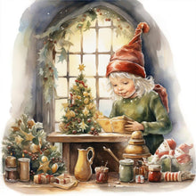 Load image into Gallery viewer, Diamond Painting - Full Round - christmas night (30*30CM)
