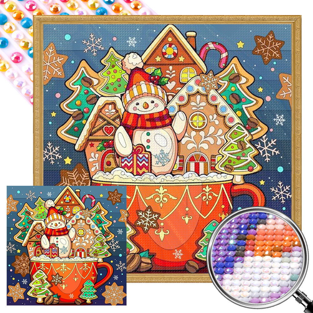 AB Diamond Painting - Full Round - Christmas sweet drink (40*40CM)