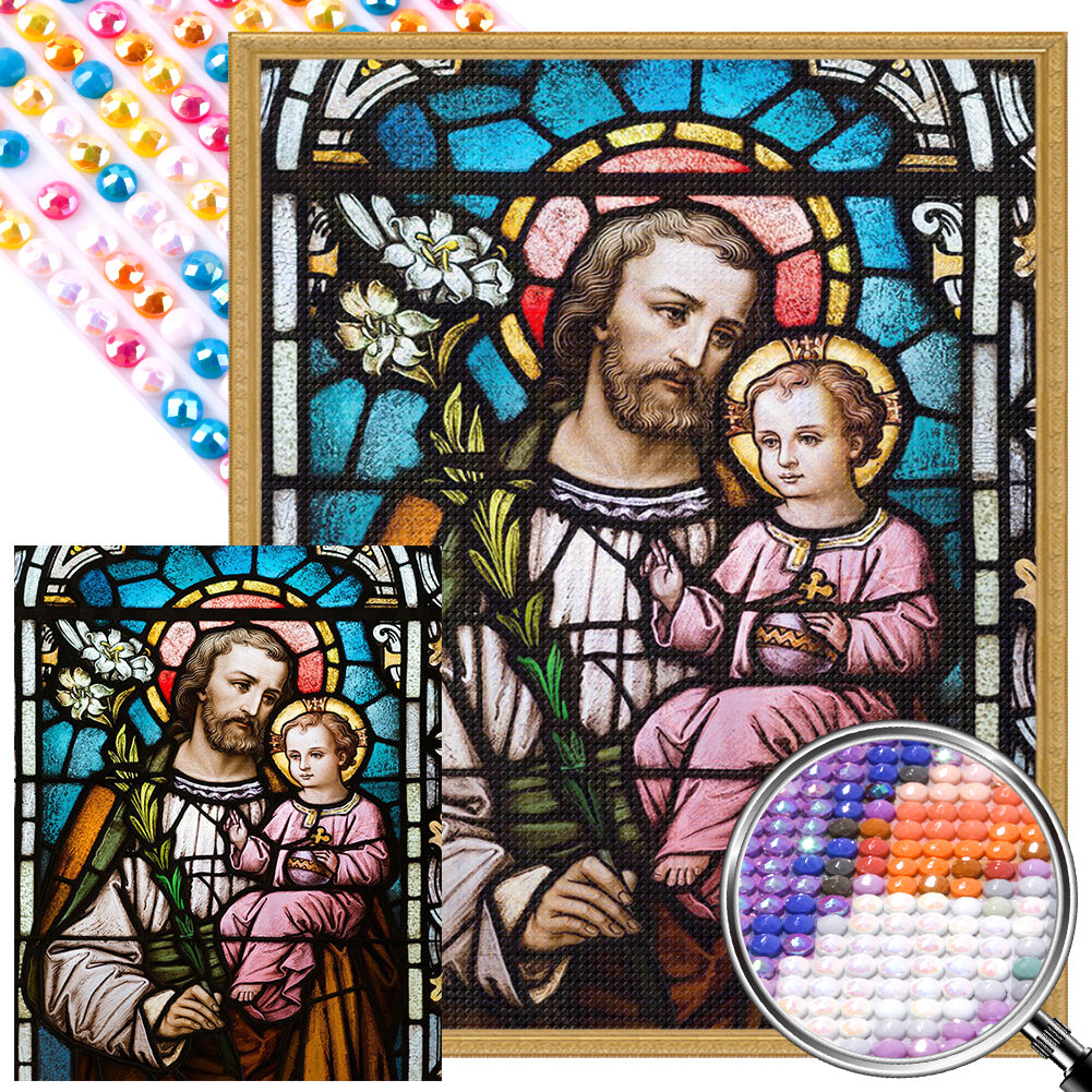 AB Diamond Painting - Full Round - Belief in glass art (40*50CM)