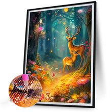 Load image into Gallery viewer, AB Diamond Painting - Full Round - Little Deer and Dream Forest (40*50CM)
