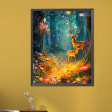 Load image into Gallery viewer, AB Diamond Painting - Full Round - Little Deer and Dream Forest (40*50CM)
