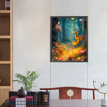 Load image into Gallery viewer, AB Diamond Painting - Full Round - Little Deer and Dream Forest (40*50CM)
