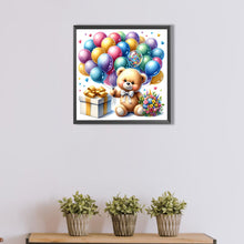 Load image into Gallery viewer, AB Diamond Painting - Full Round - balloon gift bear (40*40CM)

