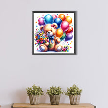 Load image into Gallery viewer, AB Diamond Painting - Full Round - balloon gift bear (40*40CM)
