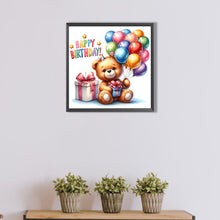 Load image into Gallery viewer, AB Diamond Painting - Full Round - balloon gift bear (40*40CM)

