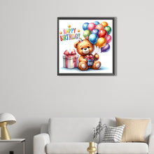 Load image into Gallery viewer, AB Diamond Painting - Full Round - balloon gift bear (40*40CM)
