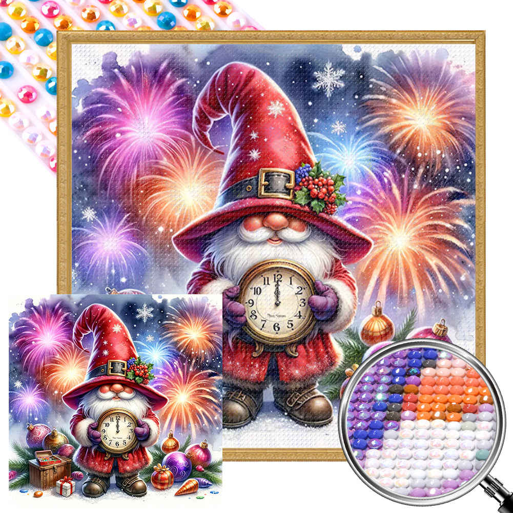 AB Diamond Painting - Full Round - New Year's Eve Goblin (40*40CM)