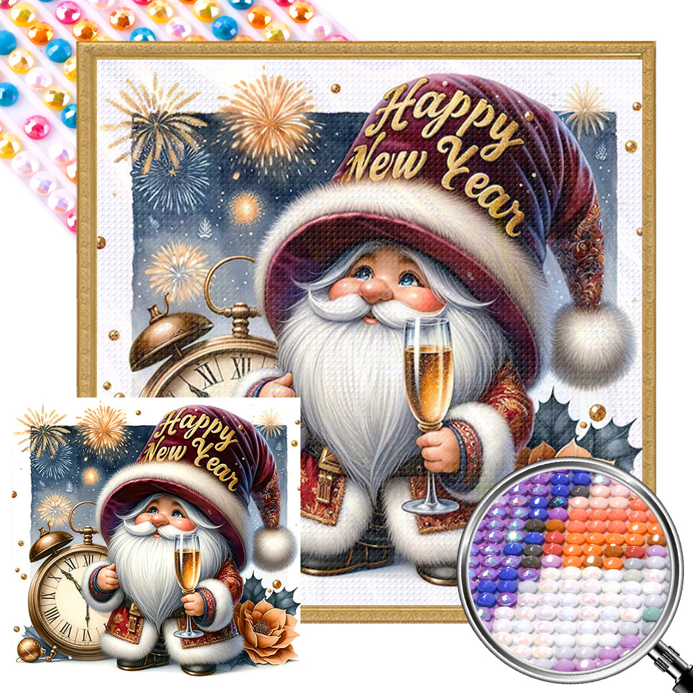 AB Diamond Painting - Full Round - New Year's Eve Goblin (40*40CM)
