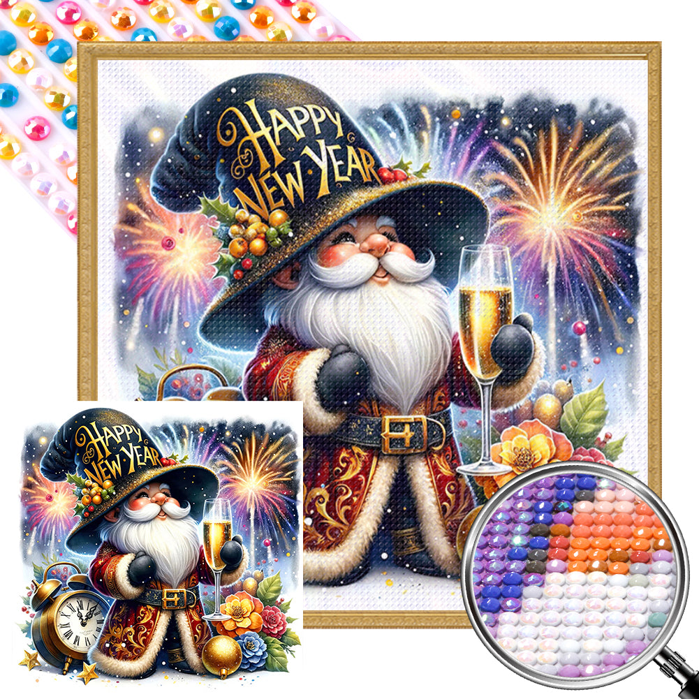AB Diamond Painting - Full Round - New Year's Eve Goblin (40*40CM)