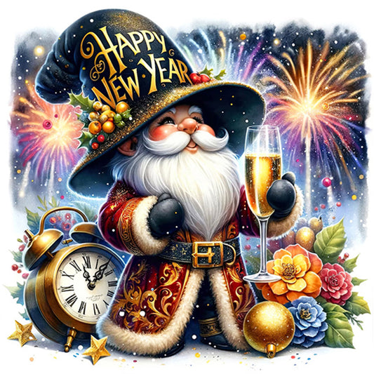 AB Diamond Painting - Full Round - New Year's Eve Goblin (40*40CM)