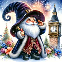 Load image into Gallery viewer, AB Diamond Painting - Full Round - New Year&#39;s Eve Goblin (40*40CM)
