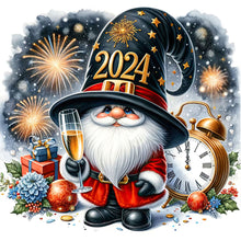 Load image into Gallery viewer, AB Diamond Painting - Full Round - New Year&#39;s Eve Goblin (40*40CM)
