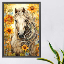 Load image into Gallery viewer, AB Diamond Painting - Full Round - sunflower horse (40*60CM)
