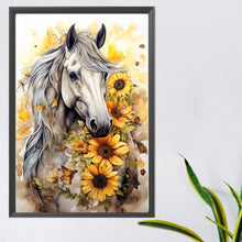 Load image into Gallery viewer, AB Diamond Painting - Full Round - sunflower horse (40*60CM)

