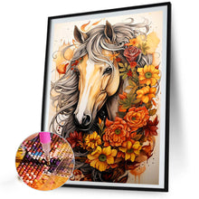 Load image into Gallery viewer, AB Diamond Painting - Full Round - sunflower horse (40*60CM)
