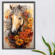 Load image into Gallery viewer, AB Diamond Painting - Full Round - sunflower horse (40*60CM)
