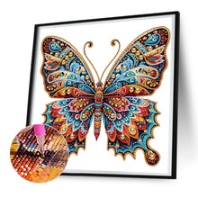 Load image into Gallery viewer, Diamond Painting - Partial Special Shaped - Gorgeous butterfly (30*30CM)
