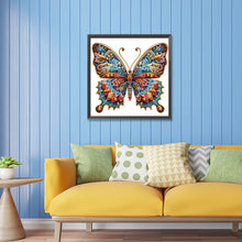 Load image into Gallery viewer, Diamond Painting - Partial Special Shaped - Gorgeous butterfly (30*30CM)
