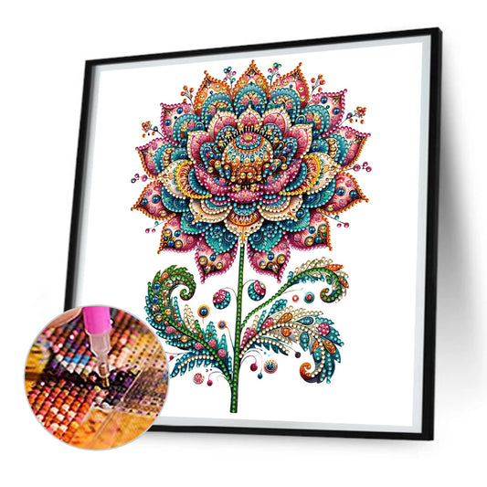Diamond Painting - Partial Special Shaped - Gorgeous flowers (30*30CM)