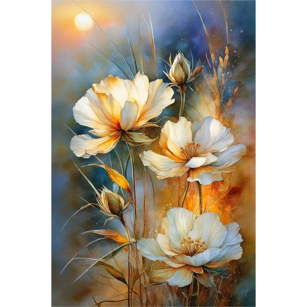 Diamond Painting - Full Round - orange flower (40*60CM)