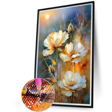 Load image into Gallery viewer, Diamond Painting - Full Round - orange flower (40*60CM)
