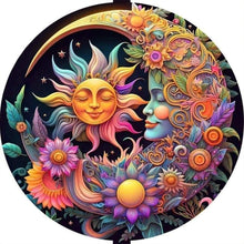 Load image into Gallery viewer, Diamond Painting - Full Square - sun and moon (40*40CM)
