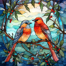 Load image into Gallery viewer, Diamond Painting - Full Square - pair of cardinals (40*40CM)
