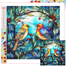 Load image into Gallery viewer, Diamond Painting - Full Square - pair of cardinals (40*40CM)
