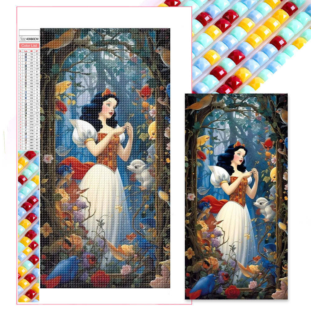 Diamond Painting - Full Square - Disney Princess (40*80CM)