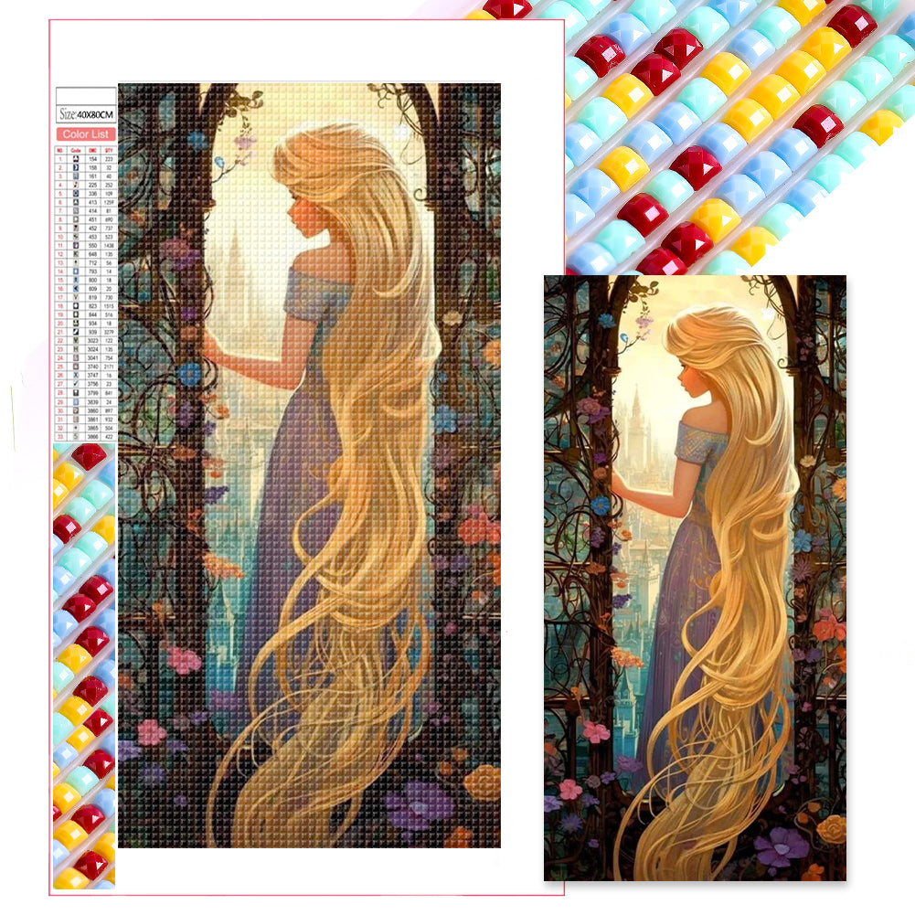 Diamond Painting - Full Square - Disney Princess (40*80CM)