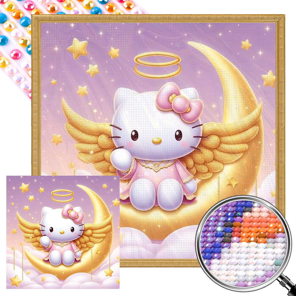 AB Diamond Painting - Full Round - hello kitty (40*40CM)