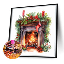 Load image into Gallery viewer, Diamond Painting - Full Round - fireplace (30*30CM)
