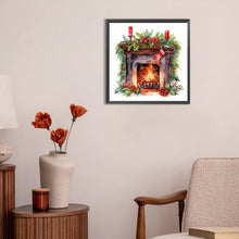 Load image into Gallery viewer, Diamond Painting - Full Round - fireplace (30*30CM)

