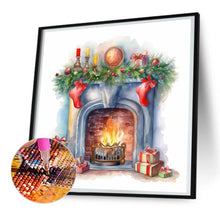 Load image into Gallery viewer, Diamond Painting - Full Round - fireplace (30*30CM)
