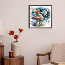 Load image into Gallery viewer, Diamond Painting - Full Round - mushroom fairy (30*30CM)
