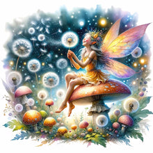 Load image into Gallery viewer, Diamond Painting - Full Round - mushroom fairy (30*30CM)
