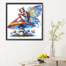 Load image into Gallery viewer, Diamond Painting - Full Round - mushroom fairy (30*30CM)
