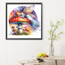 Load image into Gallery viewer, Diamond Painting - Full Round - mushroom fairy (30*30CM)

